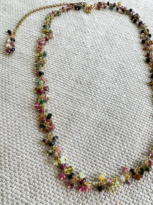 leia nova | tourmaline - multi-necklace