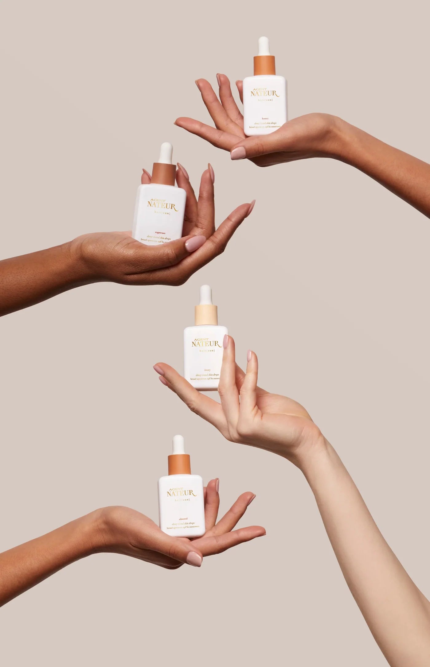 holi ( s u n ) spf 50 dewy tinted skin drops - KISS AND MAKEUP