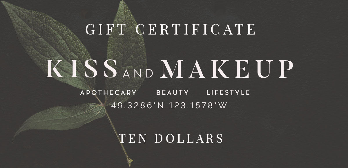 KISS + MAKEUP gift certificate - KISS AND MAKEUP