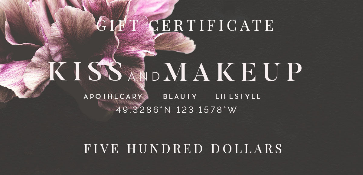 KISS + MAKEUP gift certificate - KISS AND MAKEUP