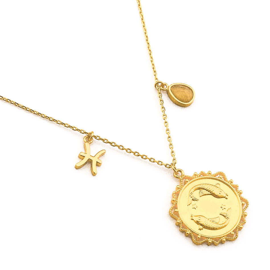 tai | zodiac charm - necklace - KISS AND MAKEUP