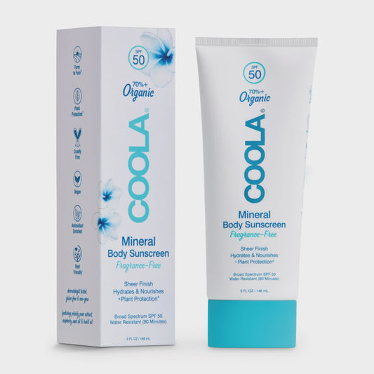 coola I mineral body SPF 50 sunscreen lotion - KISS AND MAKEUP