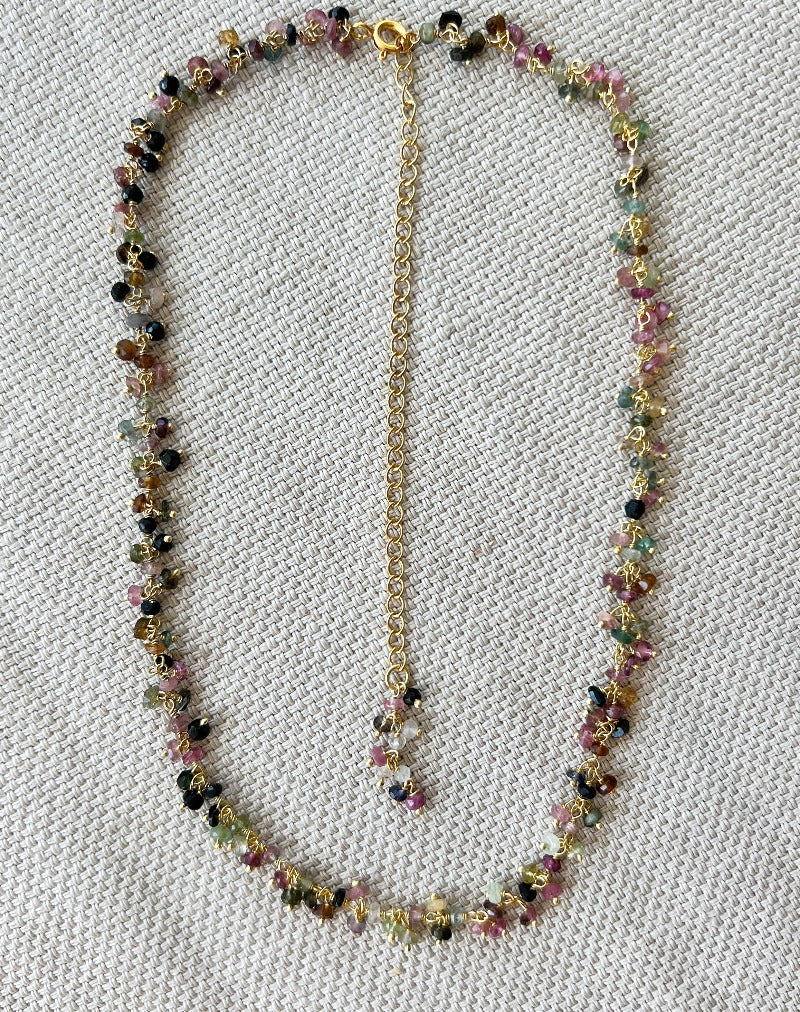 leia nova | tourmaline - multi-necklace