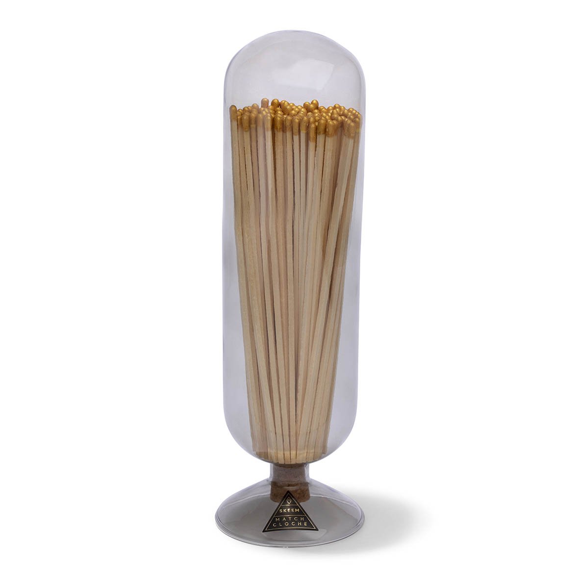 smoke fireplace match cloche with gold-tipped matches - KISS AND MAKEUP