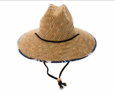 lifeguard hat - blue palm - KISS AND MAKEUP