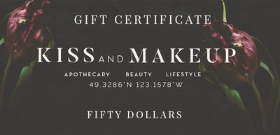KISS + MAKEUP gift certificate - KISS AND MAKEUP