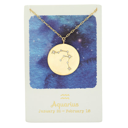 tai | zodiac coin - necklace - KISS AND MAKEUP