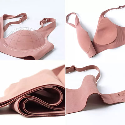 the mews | everyday - v-neck bra ( tan ) - KISS AND MAKEUP