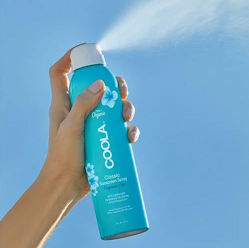 coola I classic body SPF 50 fragrance free sunscreen spray 6oz - KISS AND MAKEUP